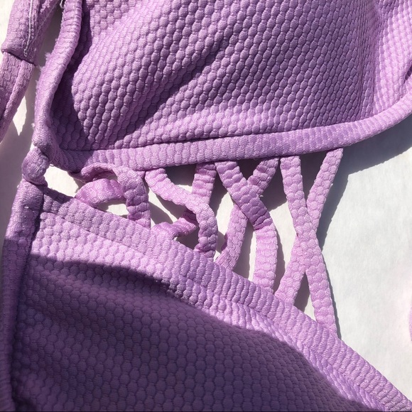 XL Light Purple Swimsuit Top - Picture 6 of 7